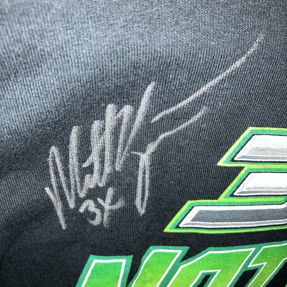 Matt Hagan Signed Large Size T Shirt Funny Car 3x Xxx Champion Autograph Tsr Srt - Picture 3 of 6